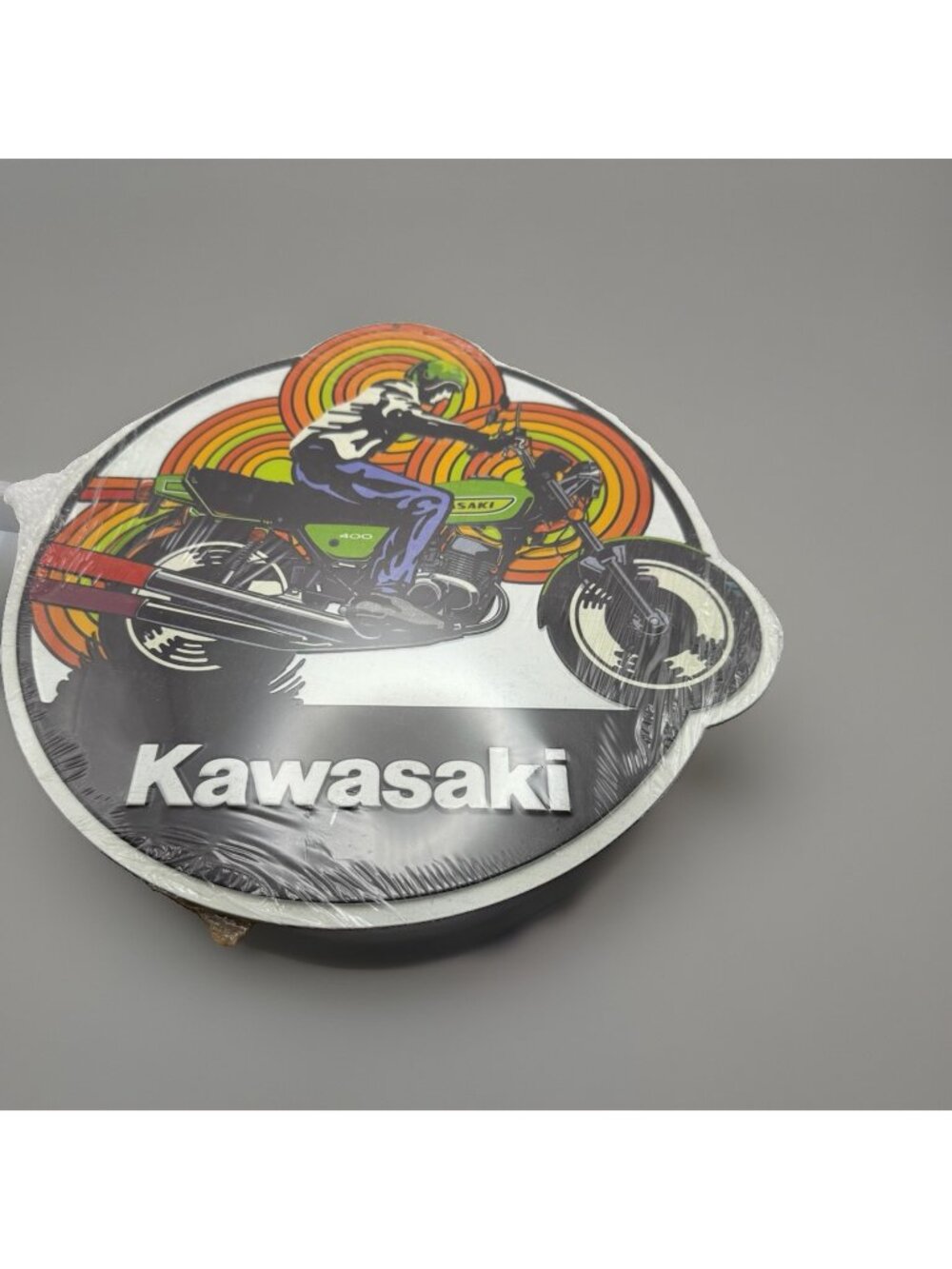 KAWASAKI 400 Vintage Style Embossed Official Licensed Sign 12in x 12in